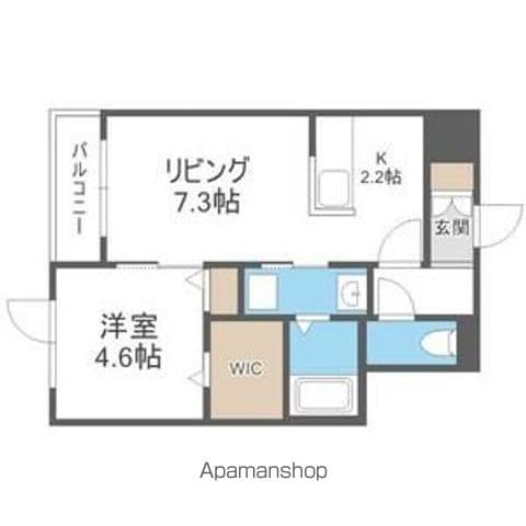 NOIR ASABU EDGEの間取り写真