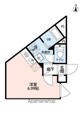 AXIS西日暮里の間取り写真