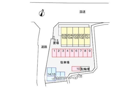 グラン　エスペランサ[1K/31.7m2]の配置図