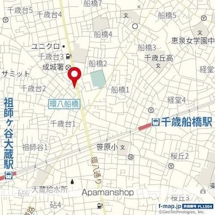 ルーブル千歳船橋[1K/18.72m2]の周辺9