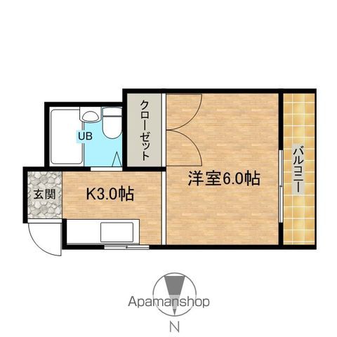 ミラージュ東園田の間取り写真