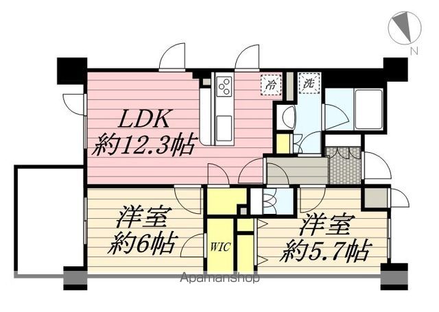 【ベルヴュコート津田沼の間取り】