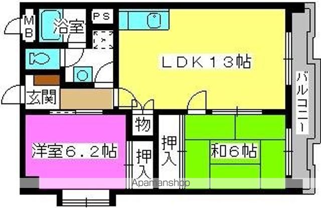 ハイラーク山王の間取り