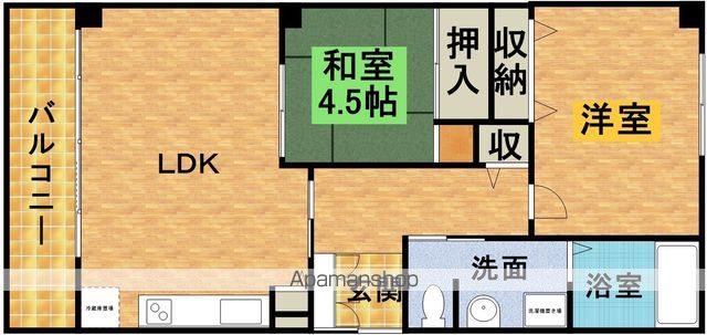 アルバ谷上の間取り写真