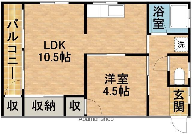 富士マンションS棟の間取り写真