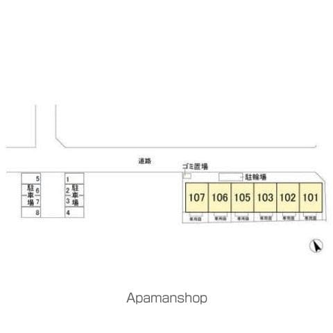 ＴＯＩＴ　ＶＥＲＴ（トワ　ヴェール） 101 ｜ 千葉県四街道市下志津新田2525-47（賃貸アパート2LDK・1階・63.94㎡） その16