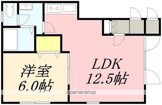 パステルコート富岡の間取り写真