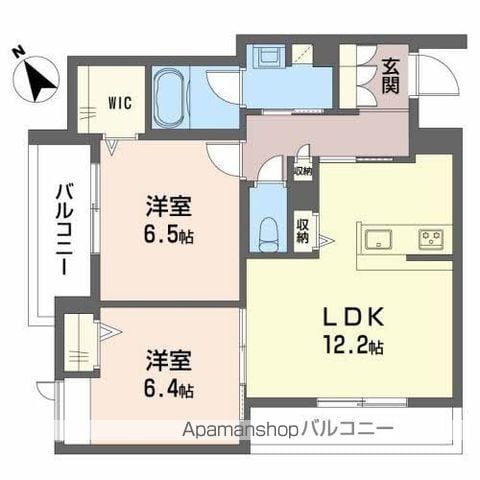 シャーメゾン リッシュ高石の間取り写真