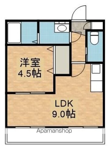 ヒルズ本通の間取り写真