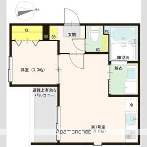 ハーモニーテラス西院四条畑町の間取り写真