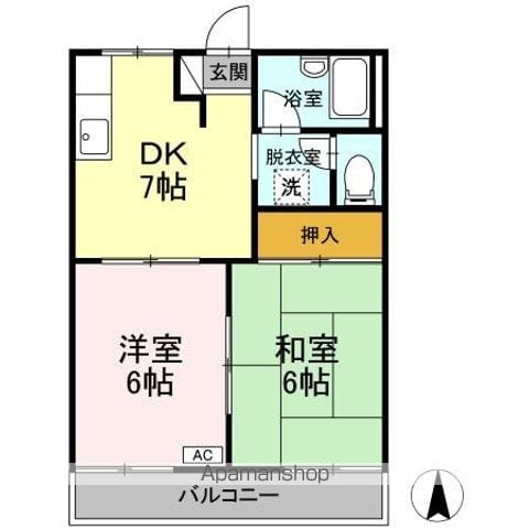 フジイハイツの間取り写真