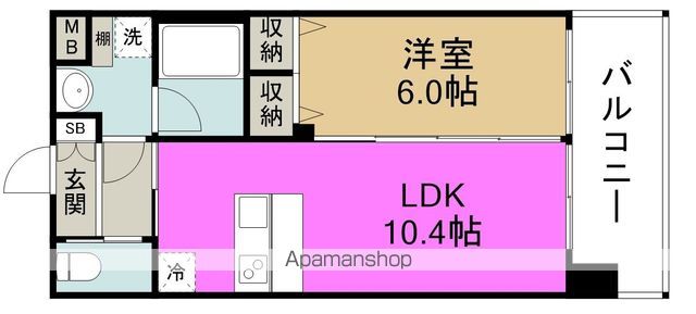 DIMUS福島の間取り写真