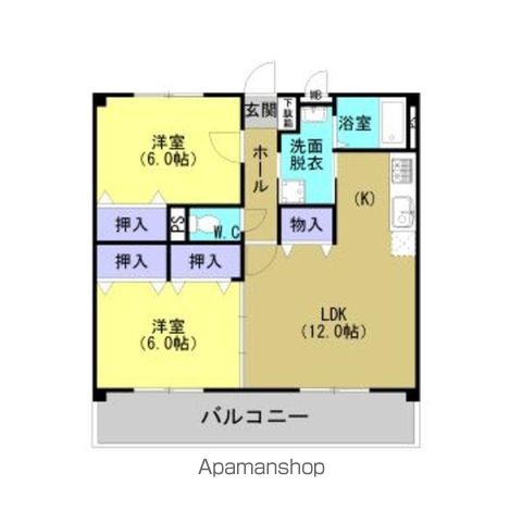 パークサイド山ノ内Aの間取り写真