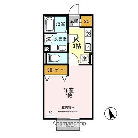 クロスリアンの間取り写真