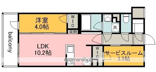 LUMINOUSつつじヶ丘の間取り写真