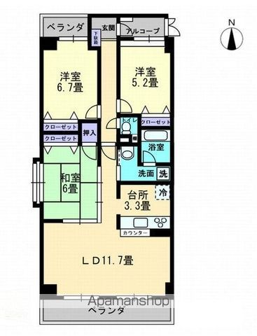 RATAN・TATAーラタンタータの間取り写真