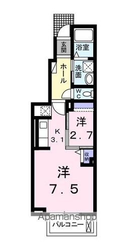 シャムロック春日IIの間取り写真