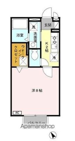 グリーンハウスDの間取り写真