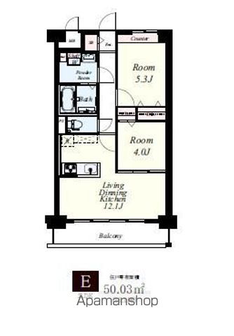 【エルグランド博多の間取り】