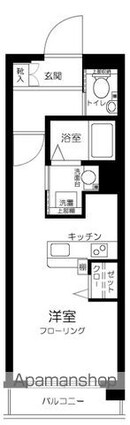東京都江東区白河１丁目[1R/24.44m2]の間取図