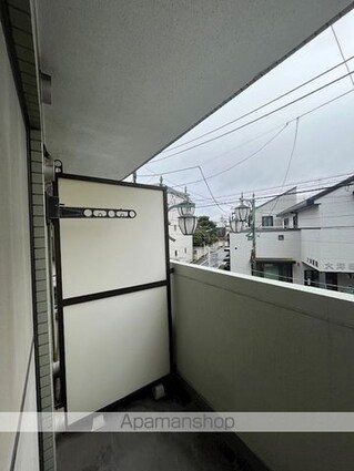 クリスタル東松原[1K/20.52m2]のバルコニー