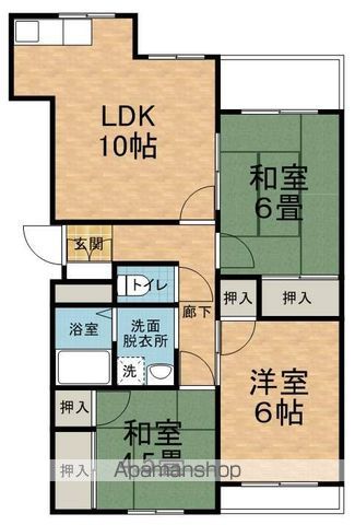 筒井マンションの間取り写真