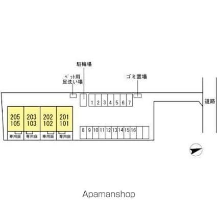 メゾン　シンシア[3LDK/65.87m2]の配置図