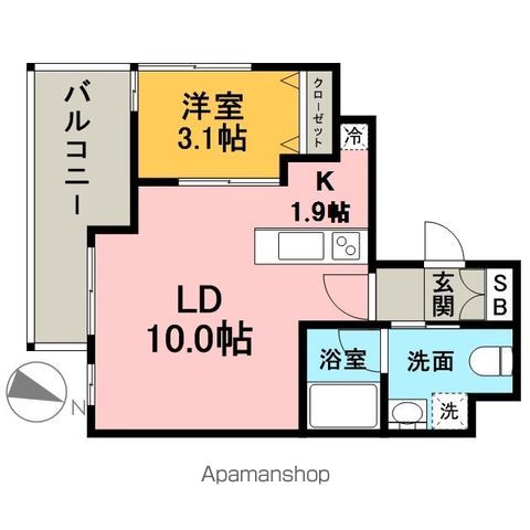 【ビエネスタ千代県庁口の間取り】