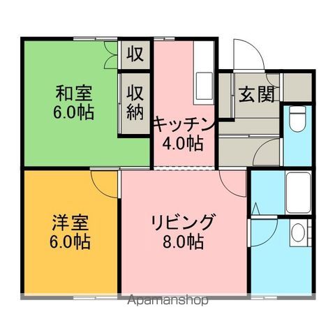 聖風マンションの間取り写真