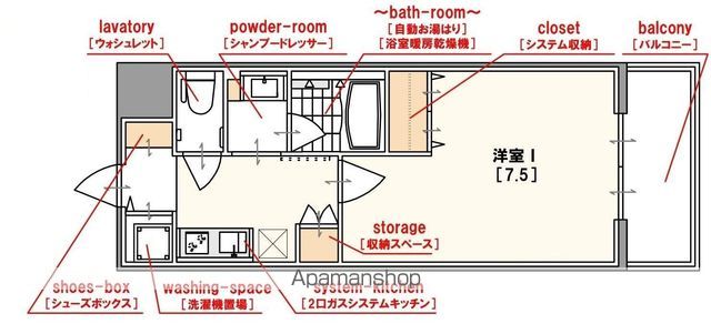 エステムコート難波IIアレグリアの間取り写真
