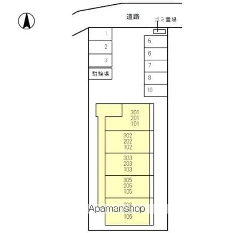 ルピナスⅤ 306 ｜ 埼玉県三郷市幸房771-2（賃貸アパート2LDK・3階・50.28㎡） その24