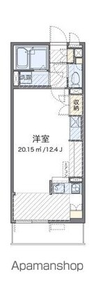 レオネクストプロムナード[1R/33.12m2]の間取図