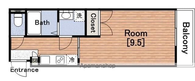 ヒズイマージュ北浜の間取り写真