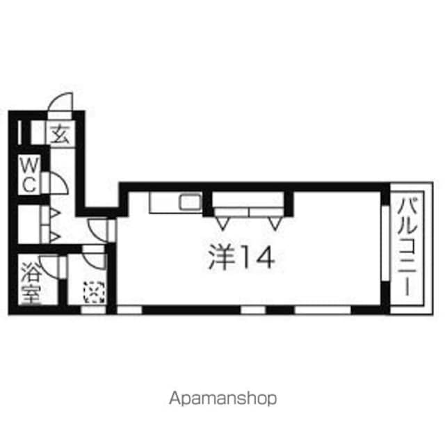 エレガンテ・カーサ[1R/38.27m2]の間取図