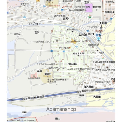 アヴァンセ富沢南参番館の周辺写真