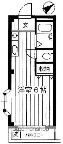 【立川市富士見町のマンションの間取り】