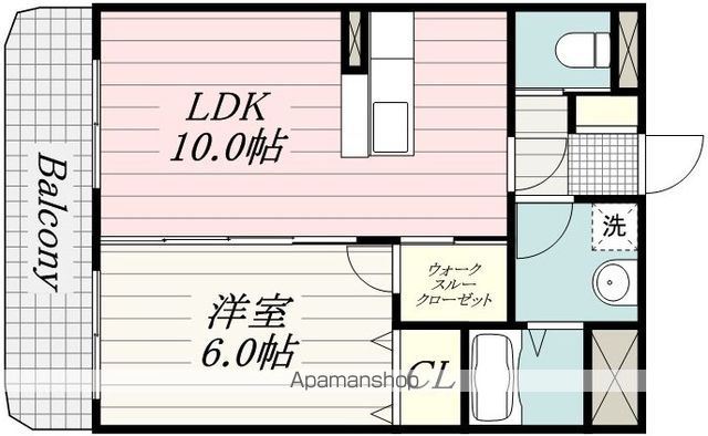 ラフェリアーナ・ＫＩＳＡＫＩ　Ⅰ／Ⅱ Ⅰ-111｜茨城県神栖市木崎(賃貸マンション1LDK・1階・40.23㎡)の写真 その2