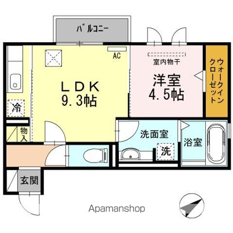CLE DU BONHEUR 2番館の間取り写真
