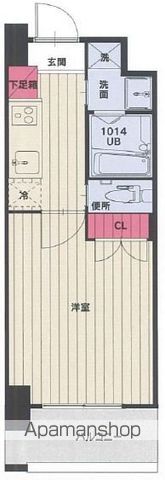 福岡市東区箱崎ふ頭のマンションの間取り