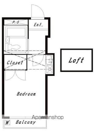 ＴＫハイツ[1R/15m2]の間取図