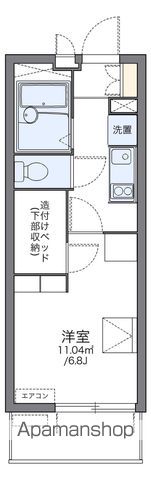 レオパレスユートピアコートの間取り写真