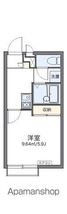 レオパレス時田　楓館[1K/20.28m2]の間取図