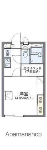 レオパレスエストロワールの間取り写真