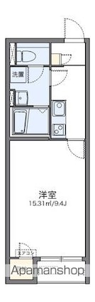 レオネクスト曙[1K/28.79m2]の間取図