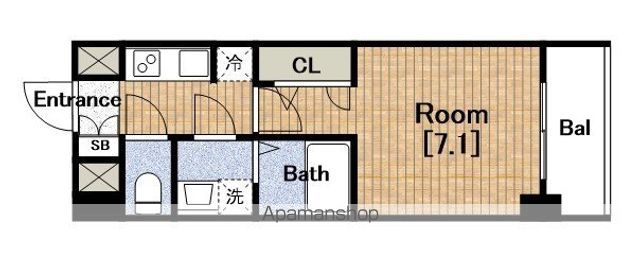 S−RESIDENCE大阪九条NORTHの間取り写真