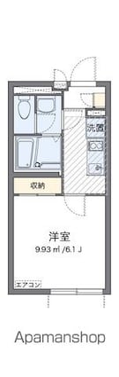 クレイノフェリス東四つ木[1K/21.33m2]の間取図