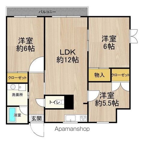マンション・フォルツーナの間取り写真