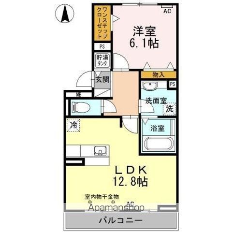 グランデタカオカ Cの間取り写真