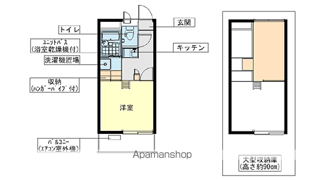 レオパレスコスモスIIの間取り写真