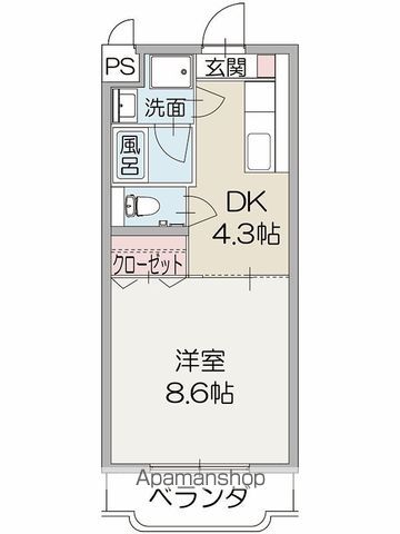 メゾンかりがねの間取り写真